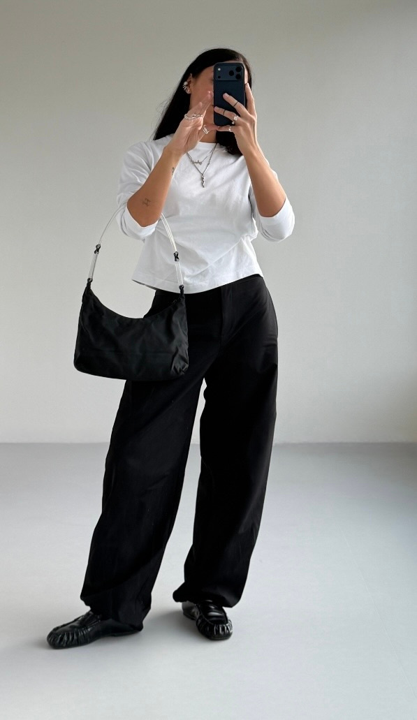 RR ARCHIVE Prada Nylon Plexi Handle Tote