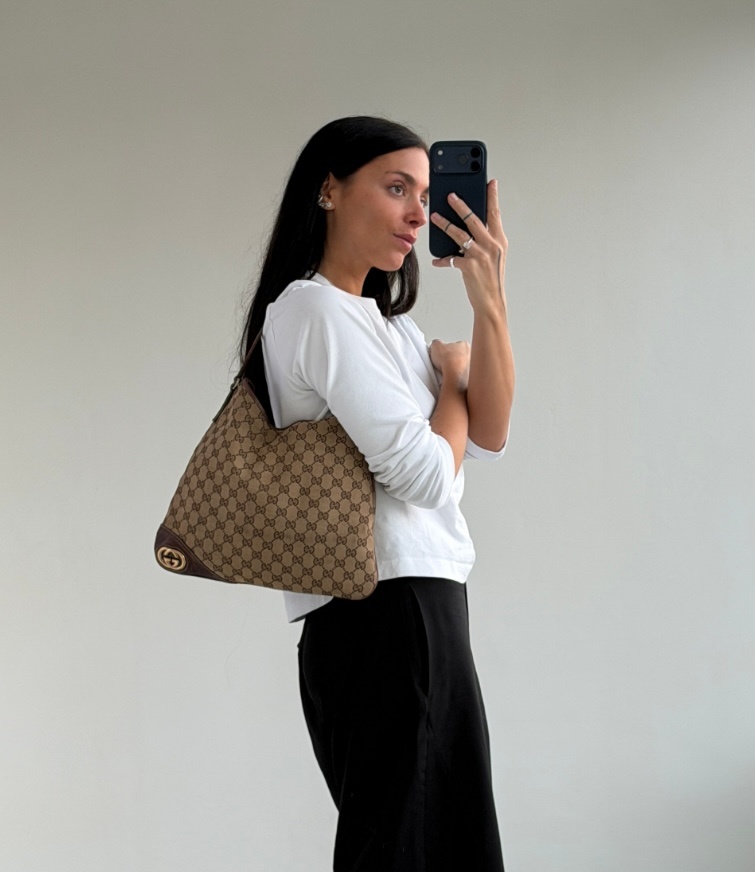 RR ARCHIVE Gucci GG Canvas Shoulder Bag