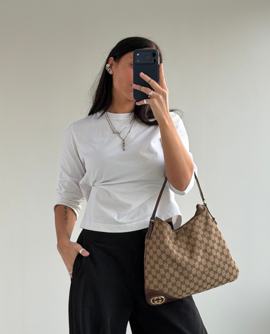 RR ARCHIVE Gucci GG Canvas Shoulder Bag