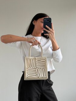 RR ARCHIVE Salvatore Ferragamo Mesh Handbag