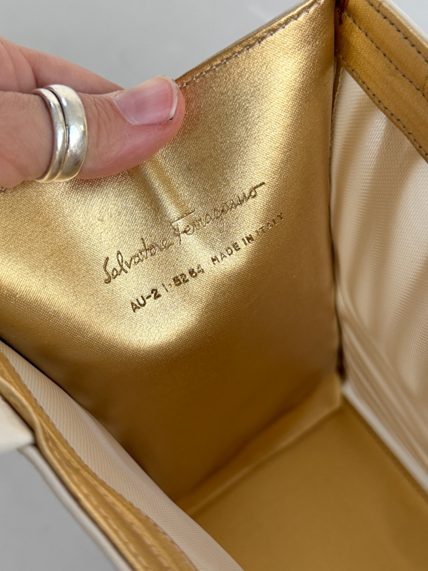 RR ARCHIVE Salvatore Ferragamo Mesh Handbag