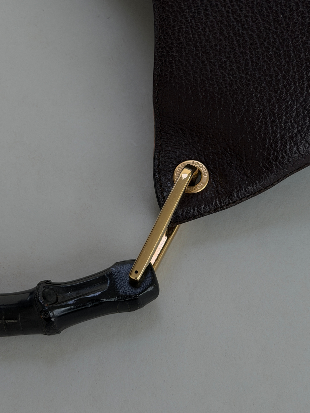 RR ARCHIVE Gucci Bamboo Leather Handbag