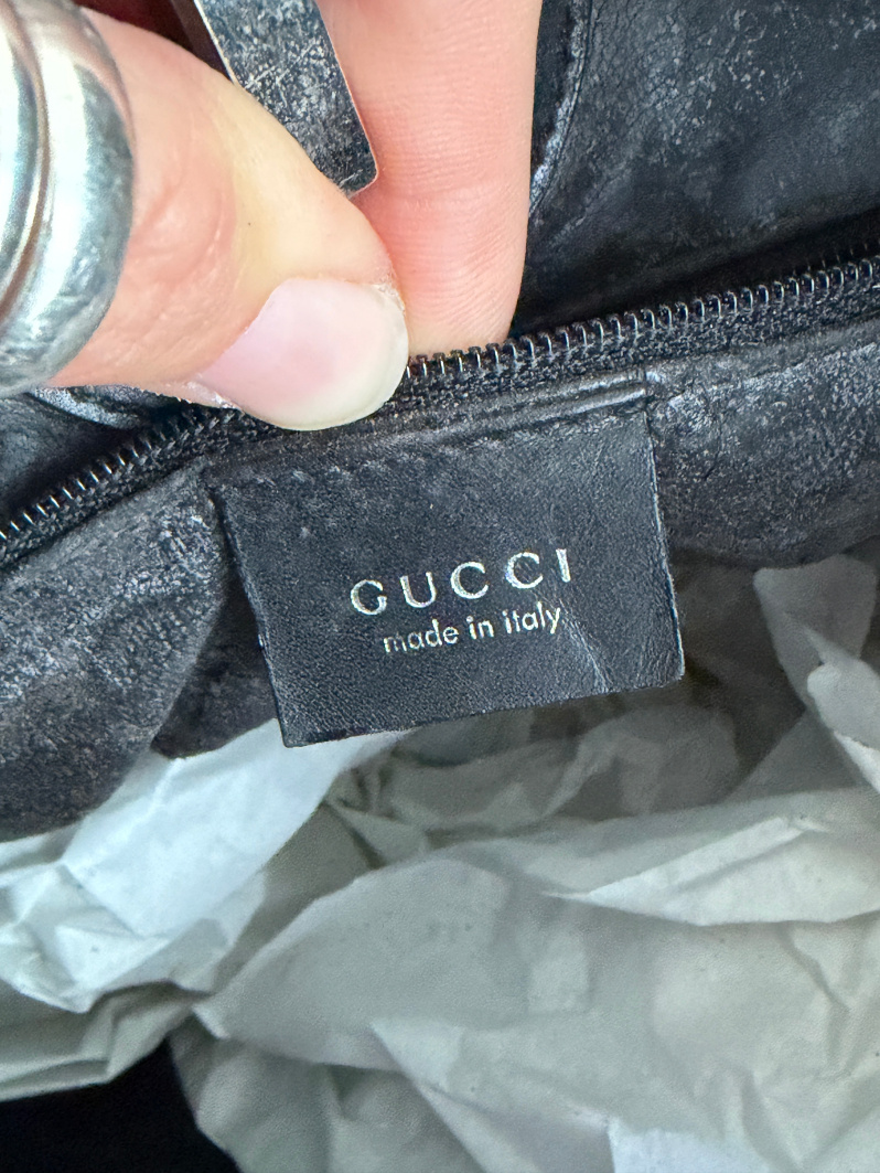 RR ARCHIVE Gucci Lock Leather Bag