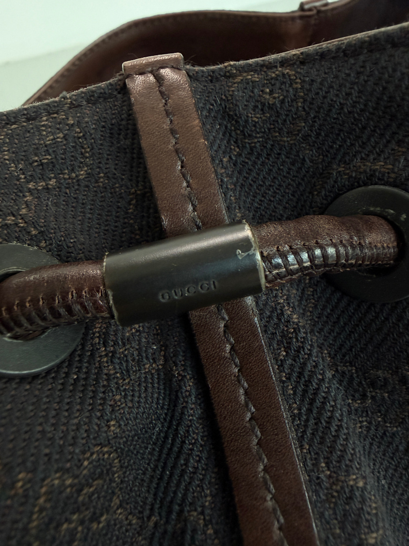 RR ARCHIVE Gucci GG Canvas Gifford Tote Bag