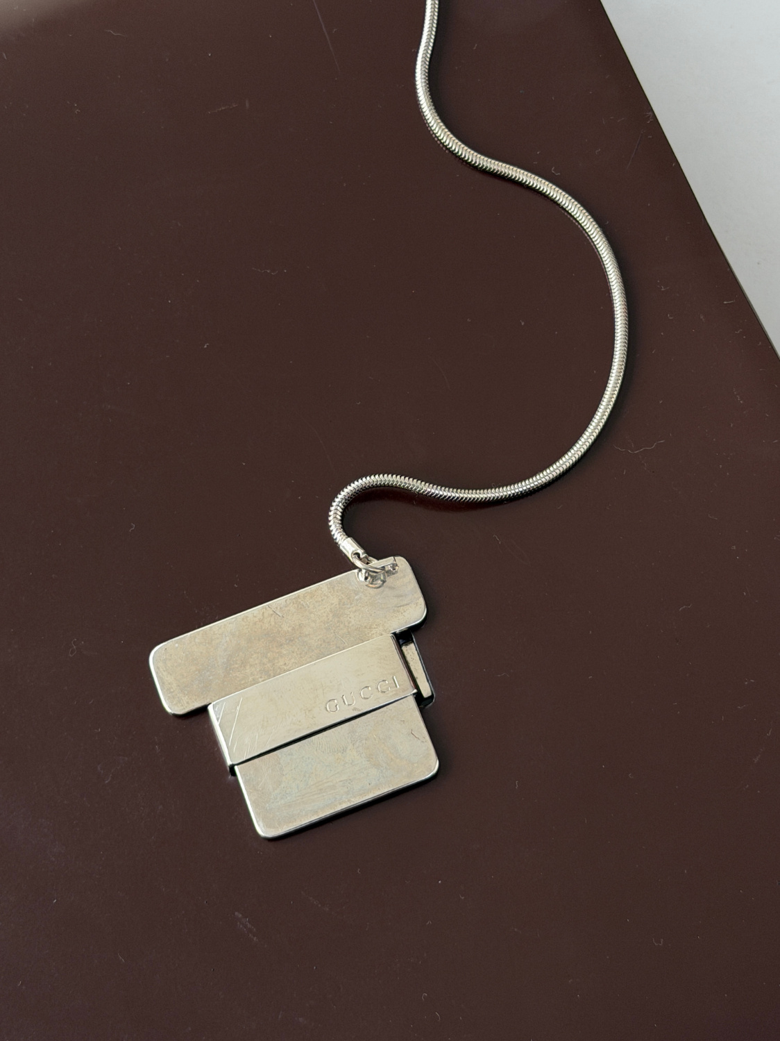 RR ARCHIVE Gucci Lock Patent Leather Shoulder Bag