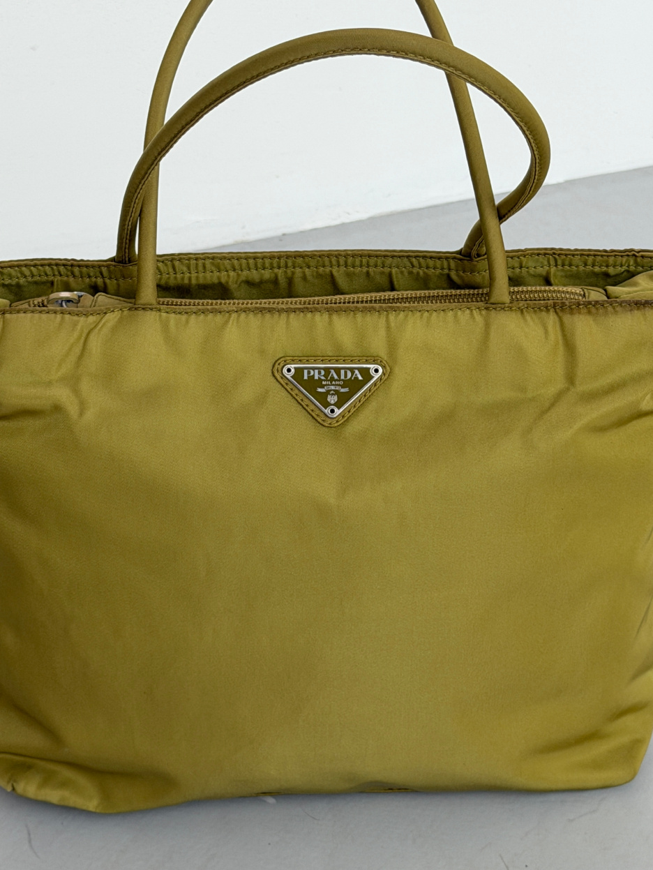 RR ARCHIVE Prada Nylon Double Handle Totebag
