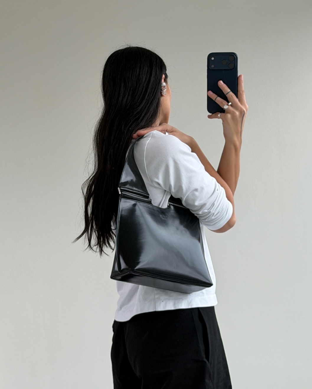 RR ARCHIVE Gucci Pantent Leather Handbag