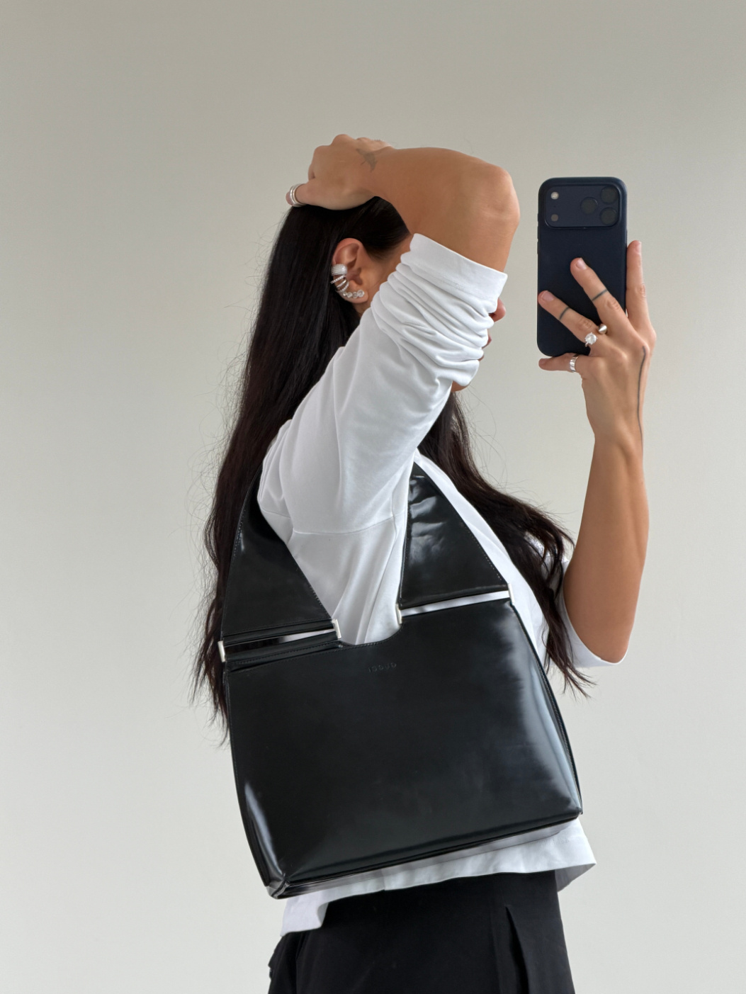 RR ARCHIVE Gucci Pantent Leather Handbag