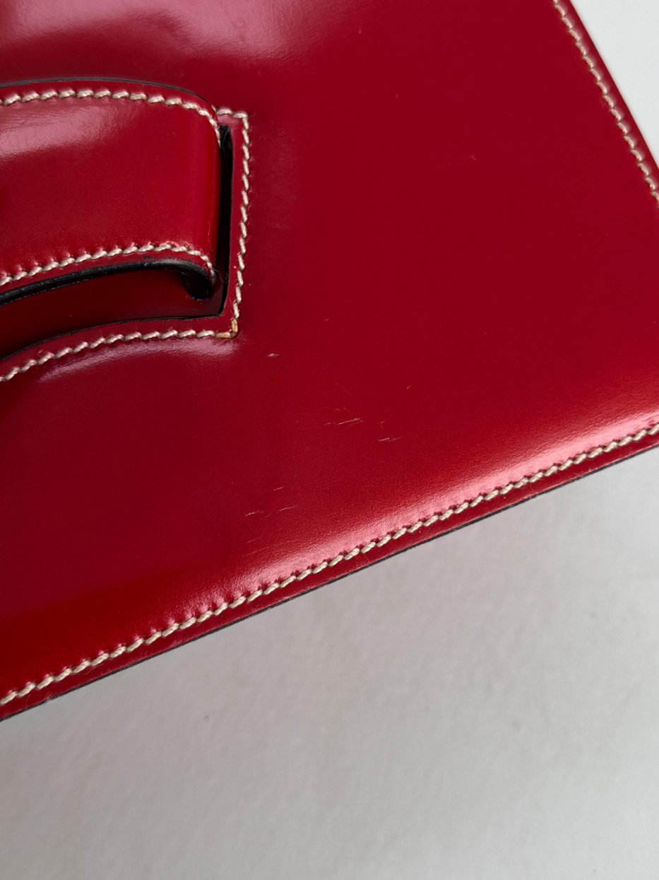 RR ARCHIVE Loewe Barcelona Shiny Leather Handbag