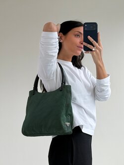 RR ARCHIVE Prada Double Plexi Handle Tote