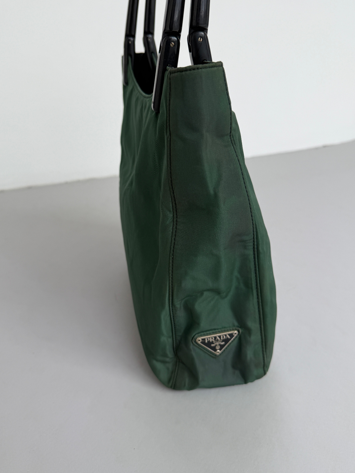 RR ARCHIVE Prada Double Plexi Handle Tote