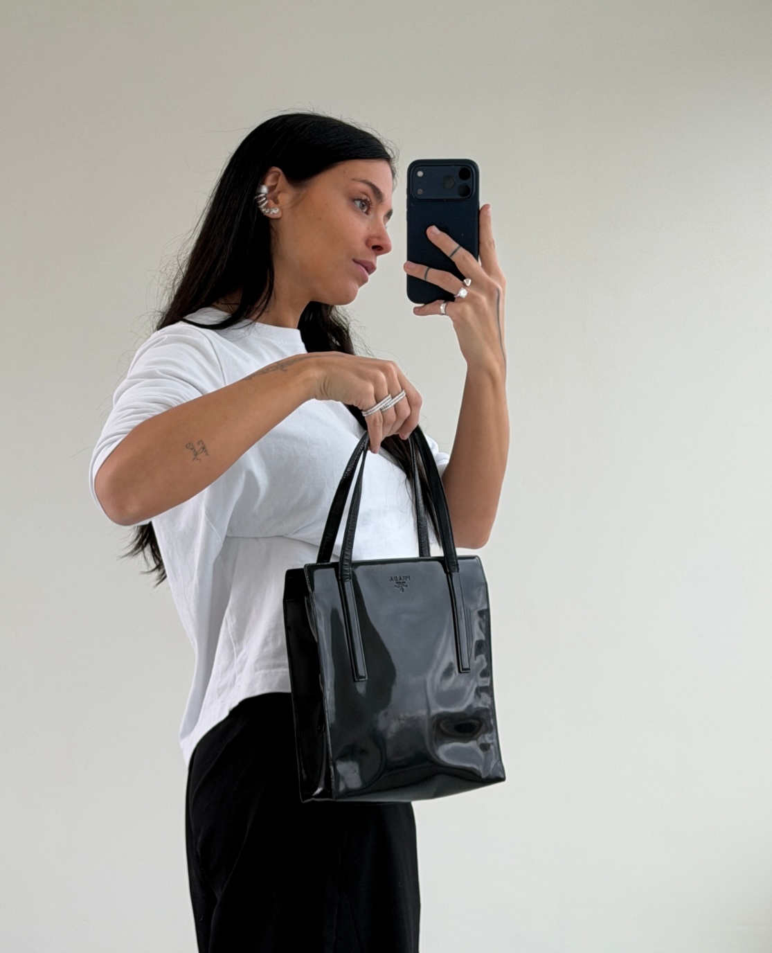 RR ARCHIVE Prada Patent Leather Handbag