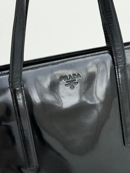 RR ARCHIVE Prada Patent Leather Handbag