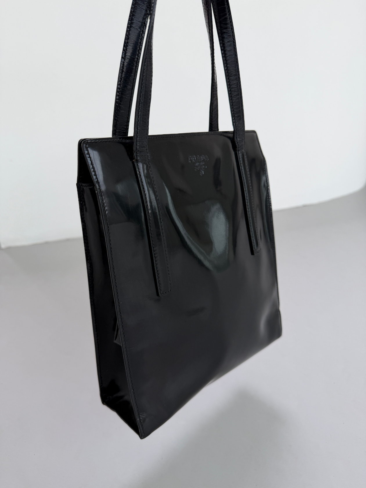 RR ARCHIVE Prada Patent Leather Handbag