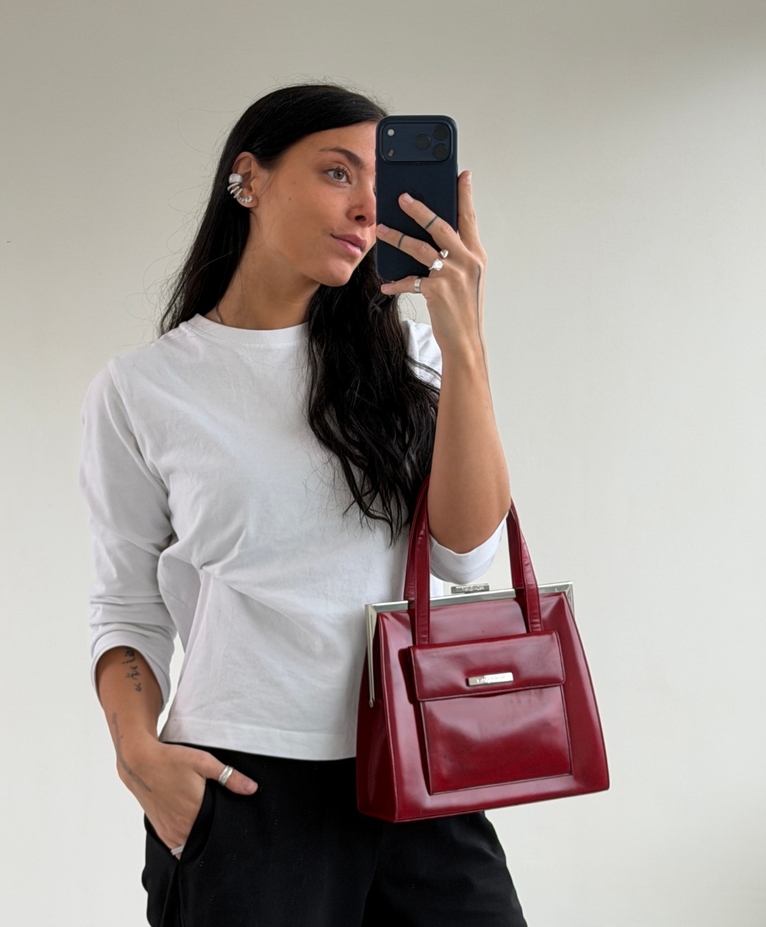 RR ARCHIVE Yves Saint Laurent Leather Handbag