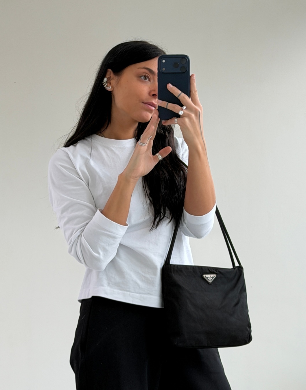 RR ARCHIVE Prada Nylon Tessuto Double Handle Bag