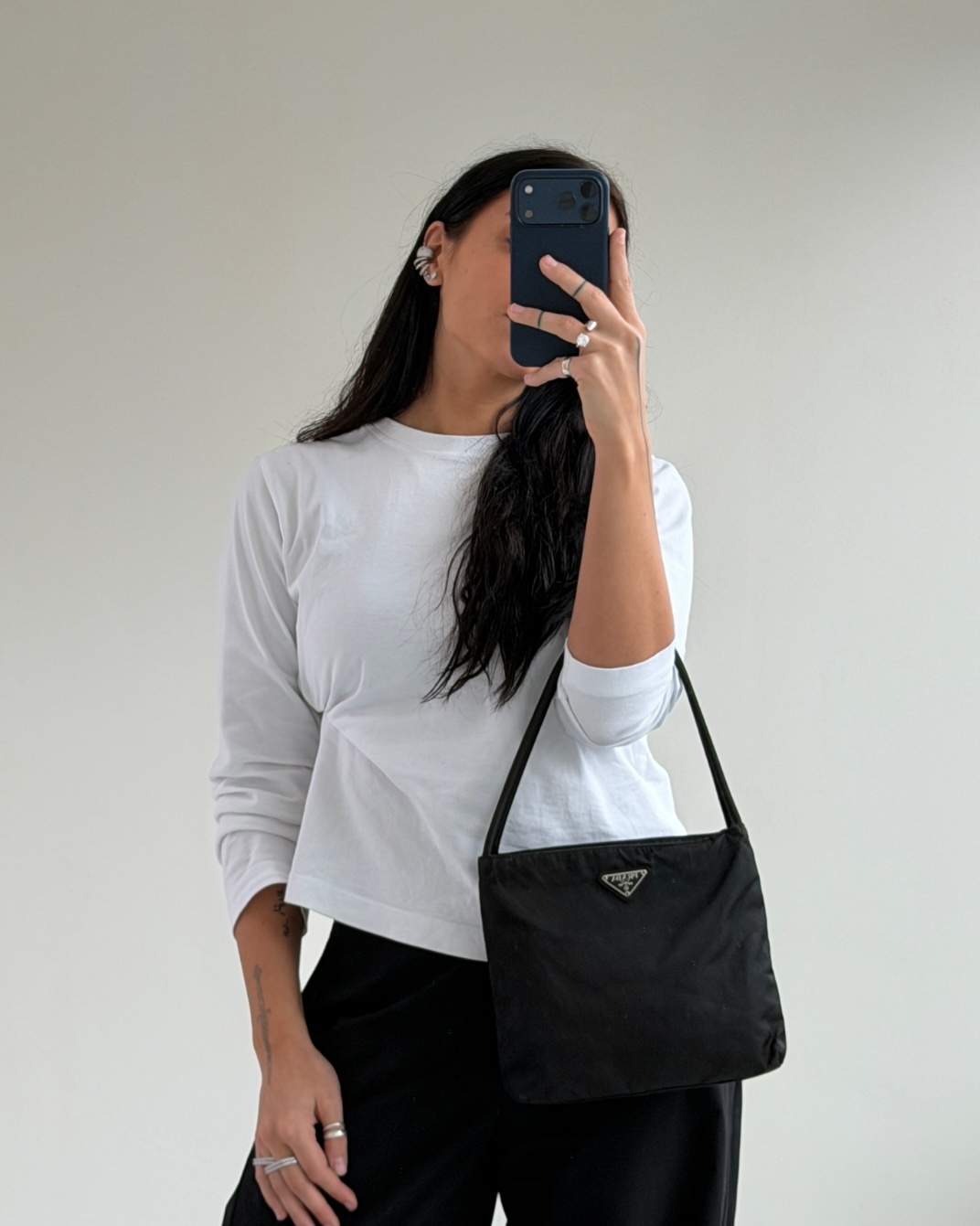 RR ARCHIVE Prada Nylon Tessuto Double Handle Bag