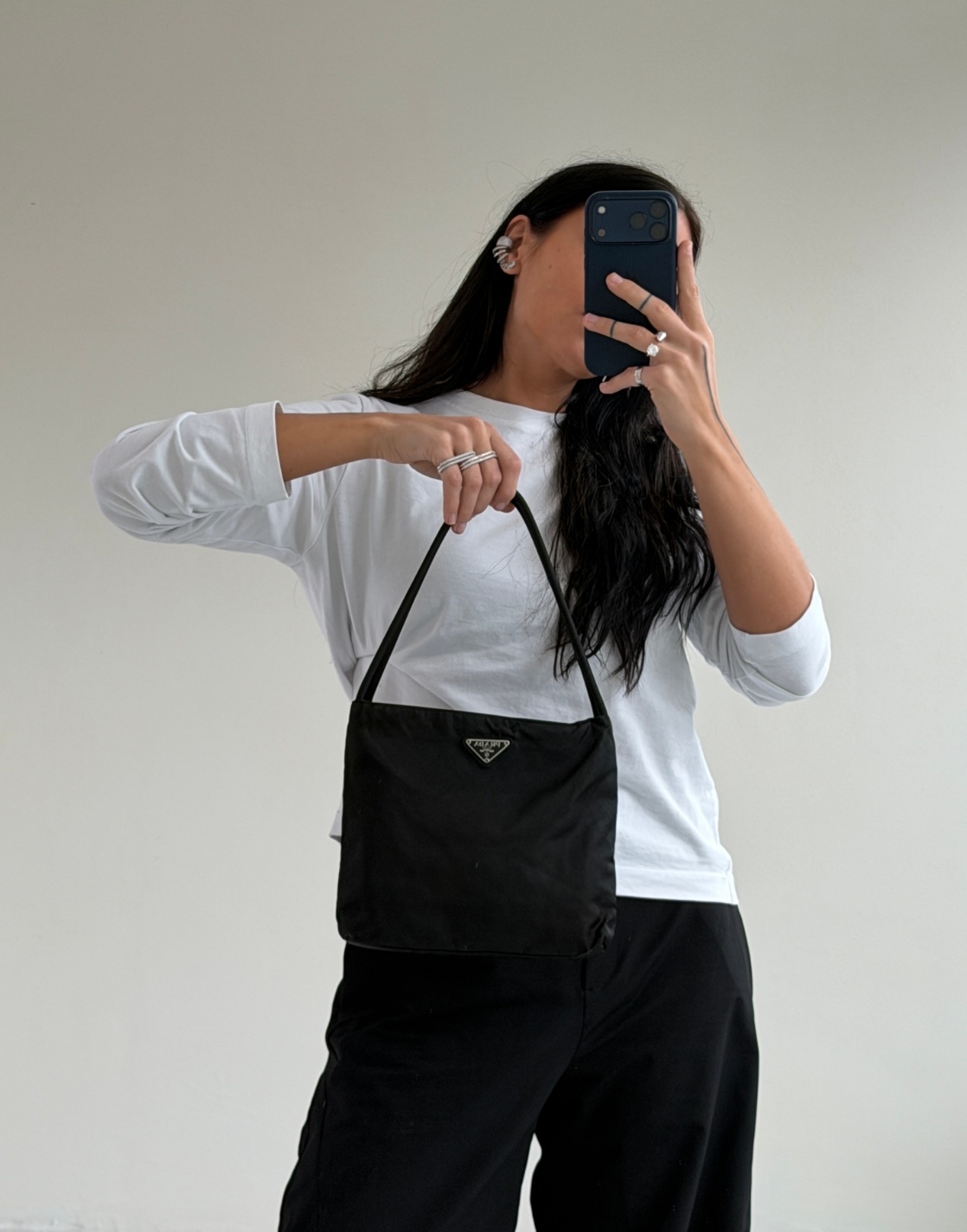 RR ARCHIVE Prada Nylon Tessuto Double Handle Bag