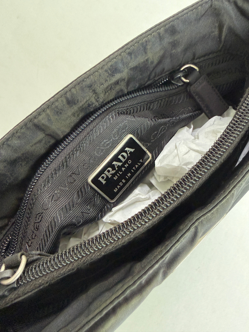 RR ARCHIVE Prada Nylon Tessuto Double Handle Bag