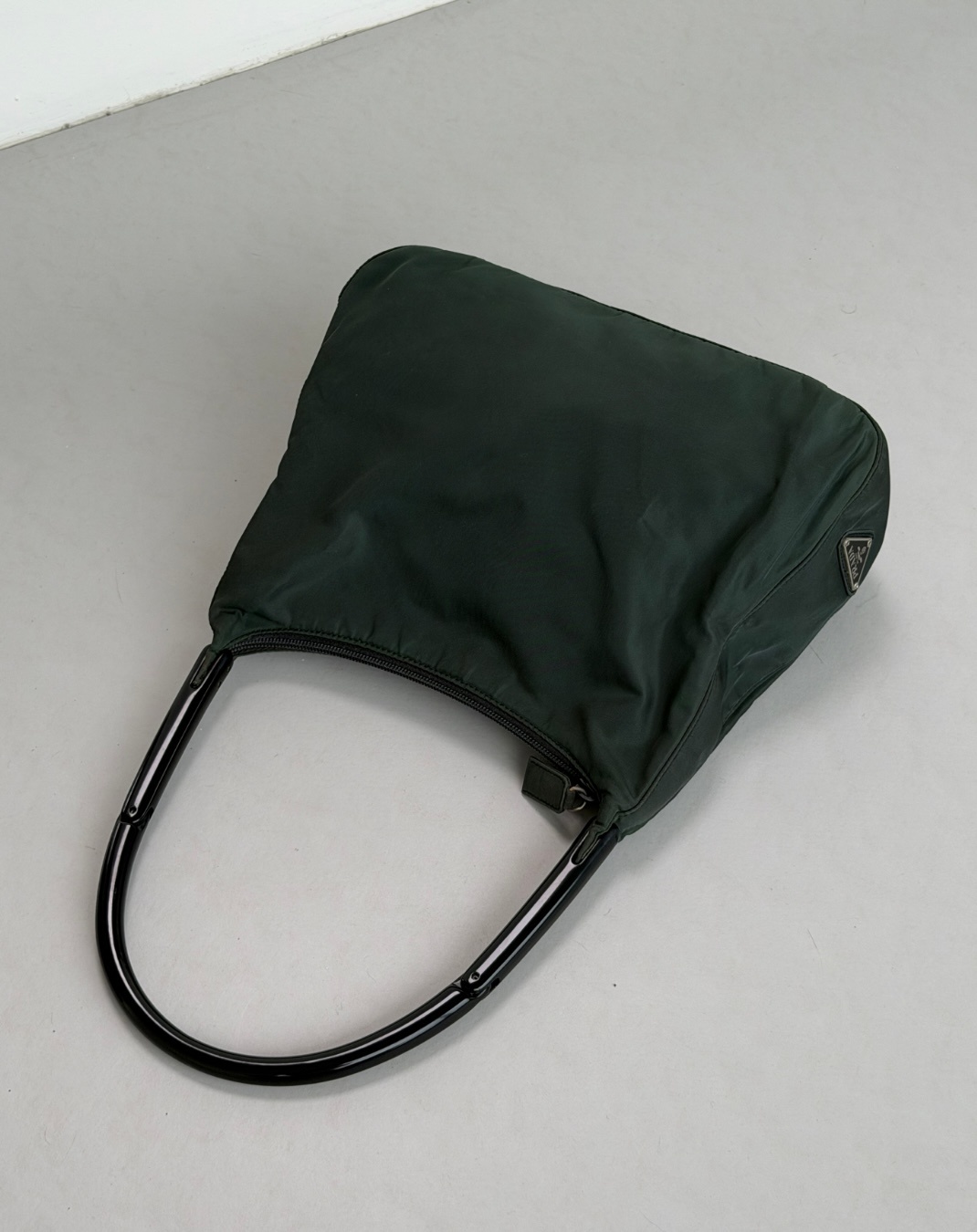 RR ARCHIVE Prada Tessuto Plexi Handle Tote