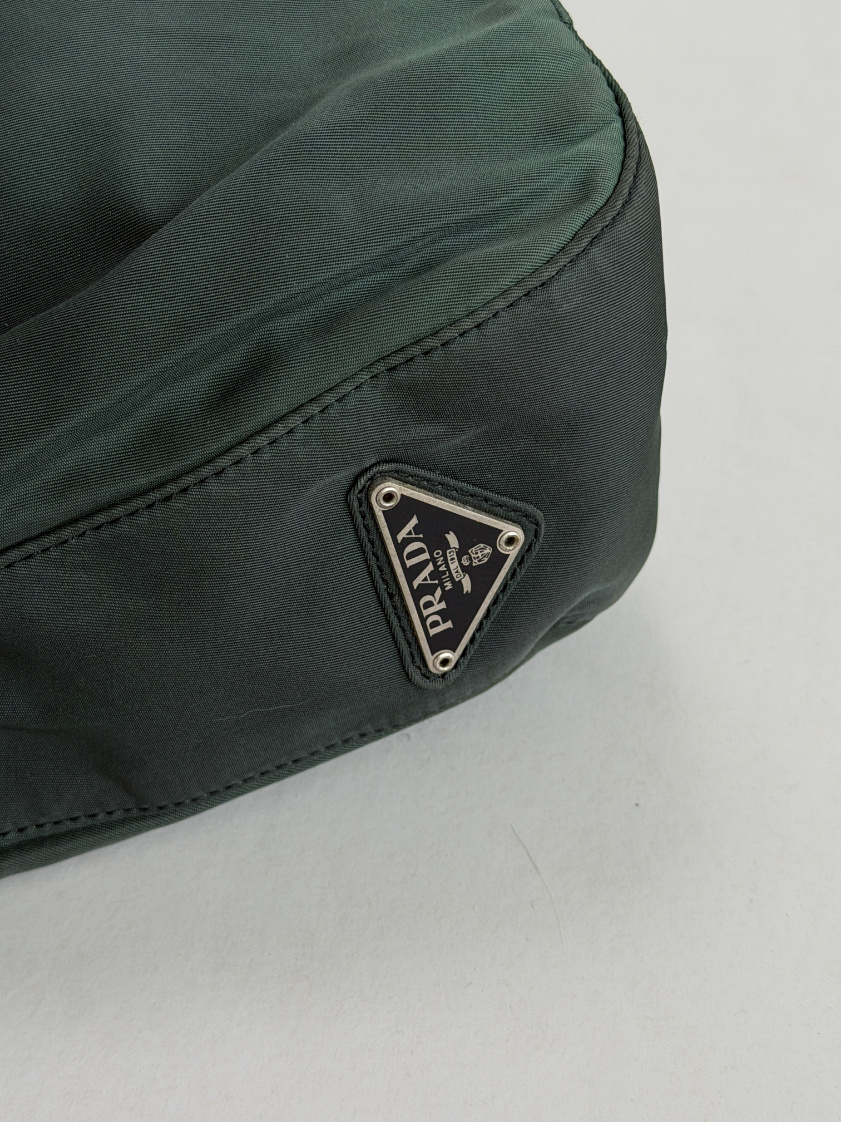 RR ARCHIVE Prada Tessuto Plexi Handle Tote