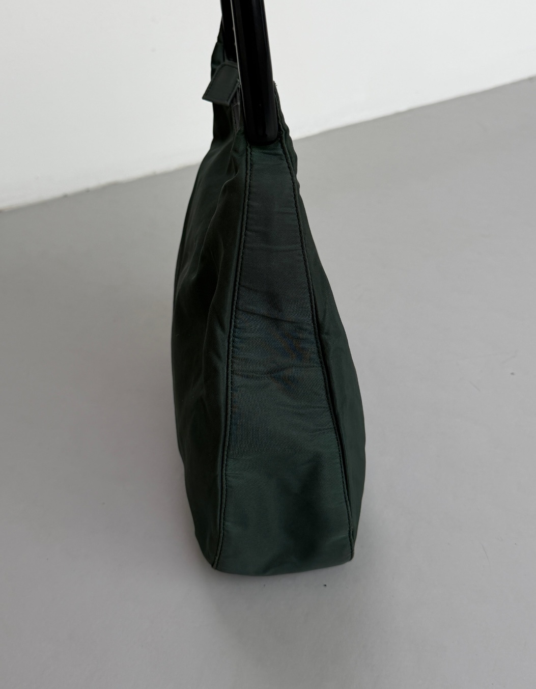 RR ARCHIVE Prada Tessuto Plexi Handle Tote