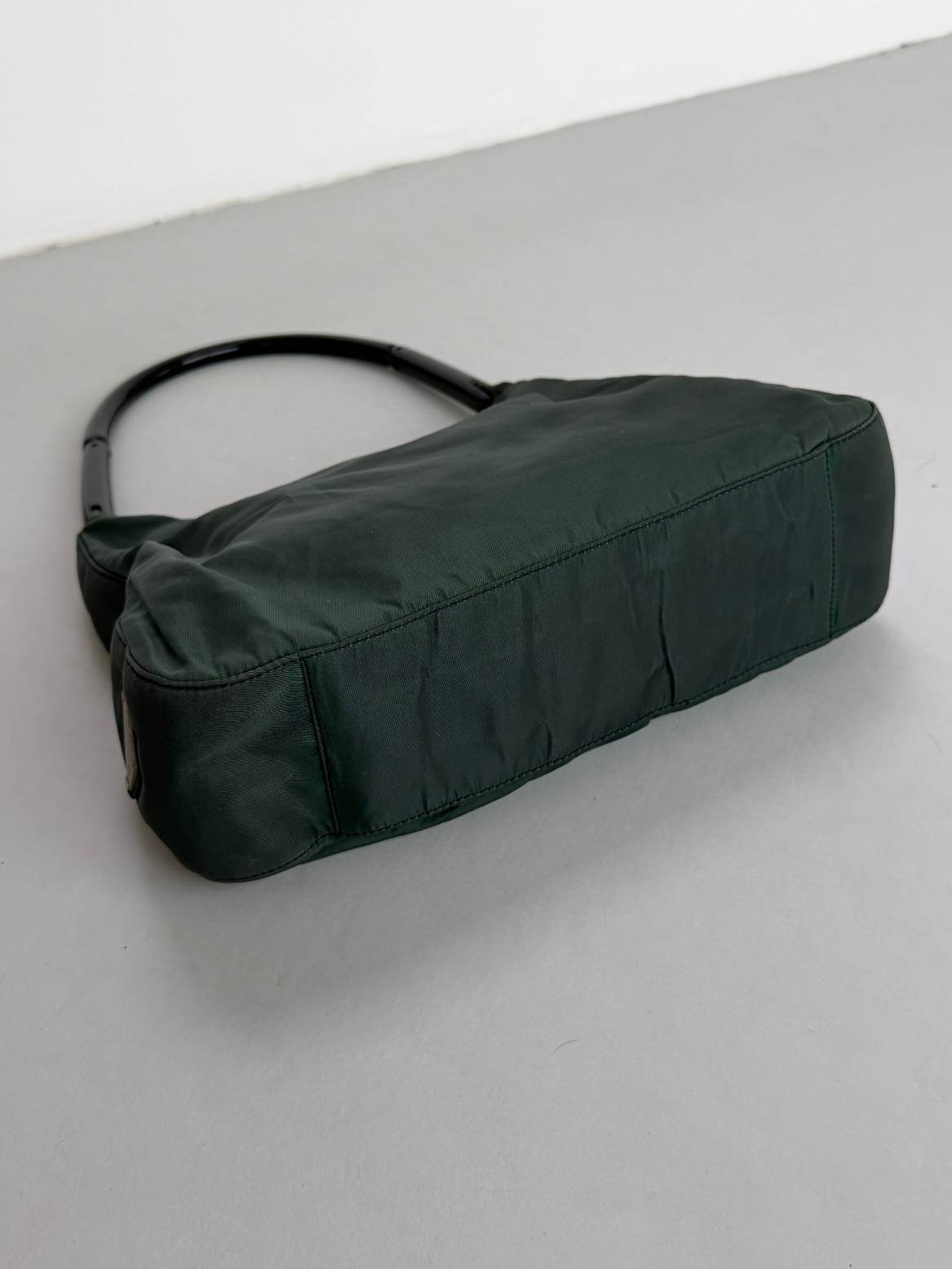 RR ARCHIVE Prada Tessuto Plexi Handle Tote