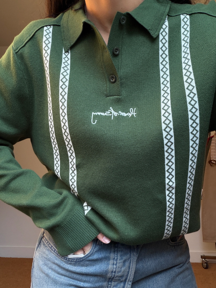 House of Sunny Stripe Knitted Rugby Longsleeve