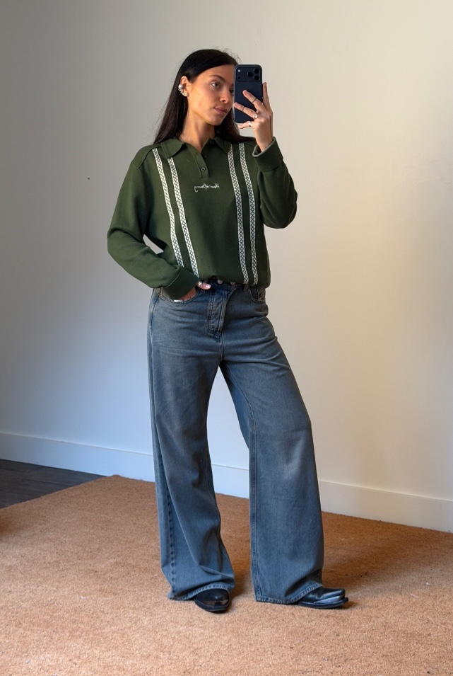 House of Sunny Stripe Knitted Rugby Longsleeve