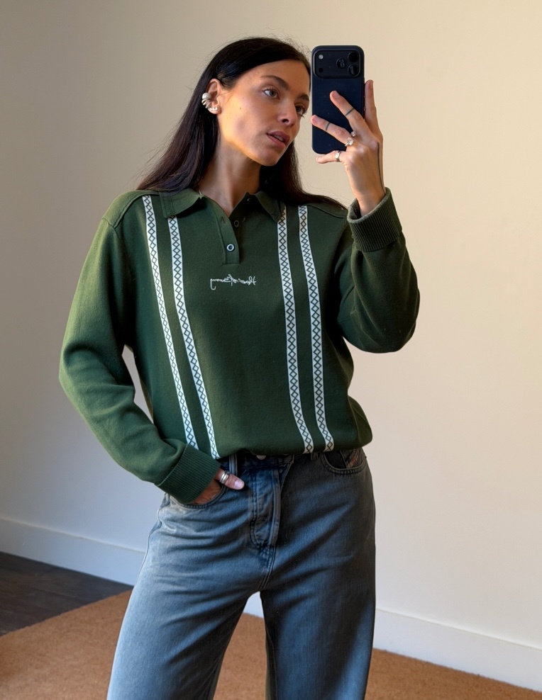 House of Sunny Stripe Knitted Rugby Longsleeve