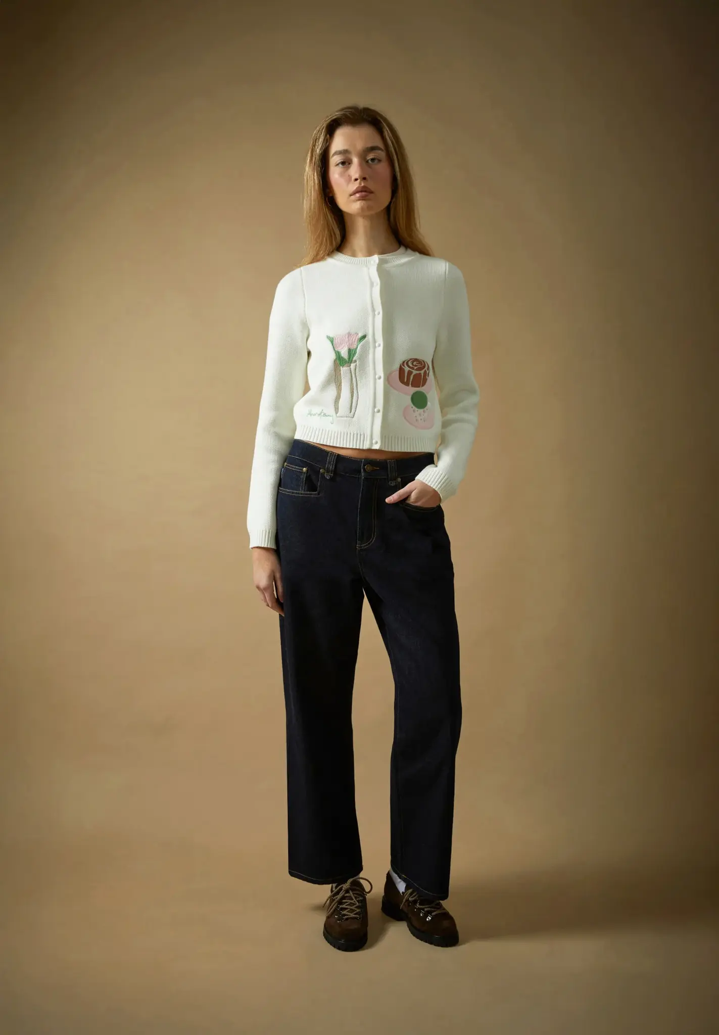 House of Sunny Matcha-ing my Mood Cardigan