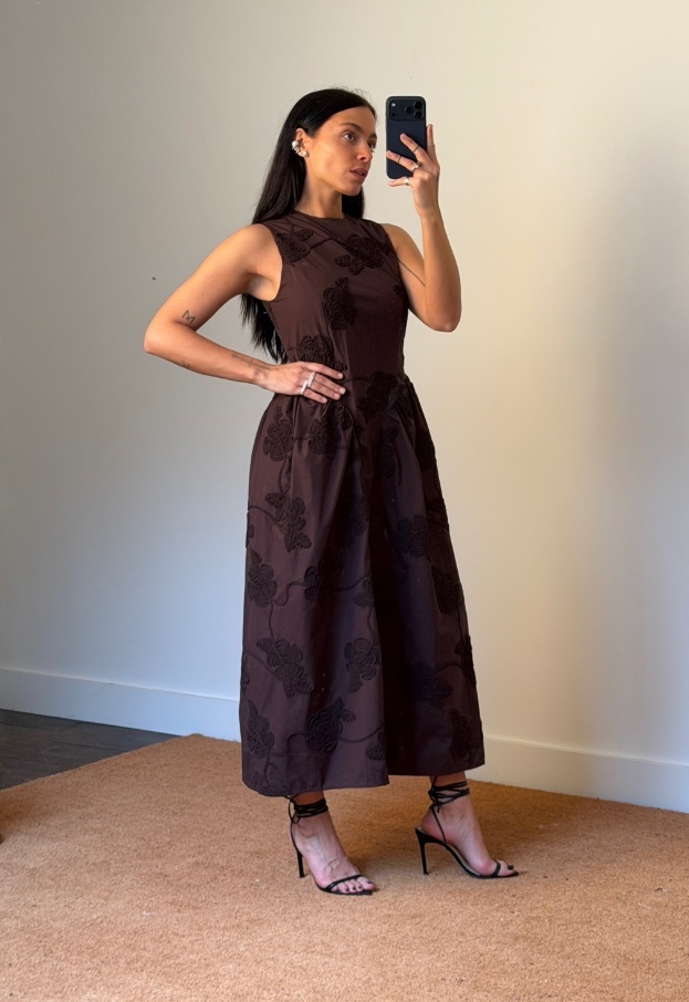 Rotate Flower Midi Dress