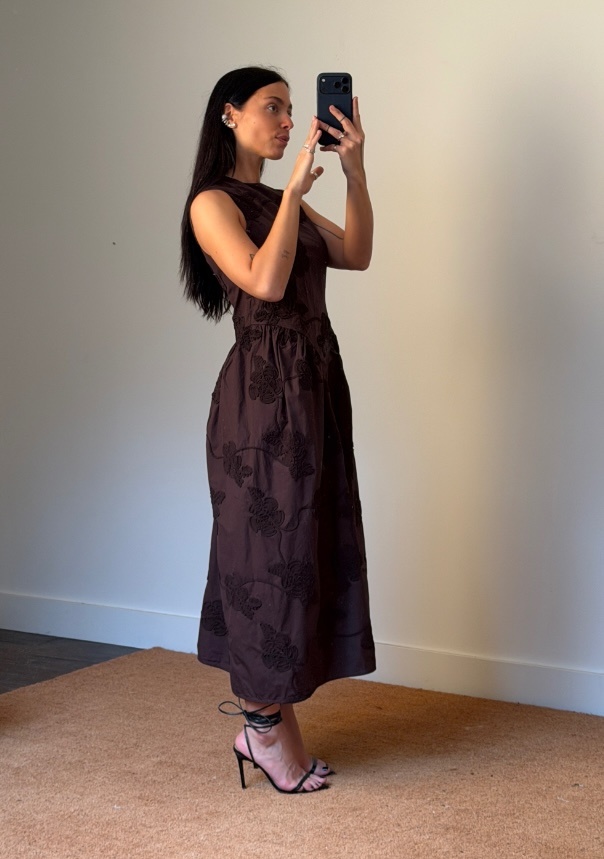 Rotate Flower Midi Dress