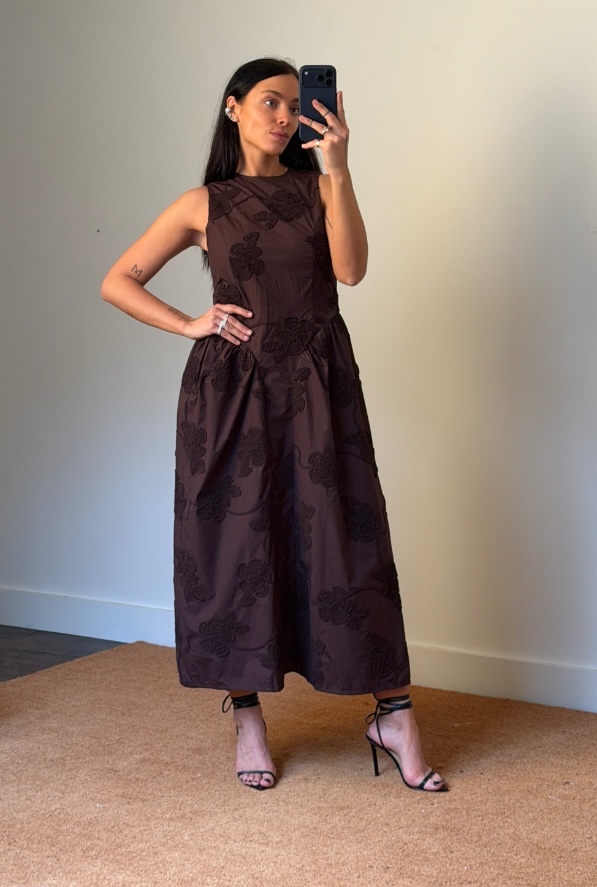 Rotate Flower Midi Dress