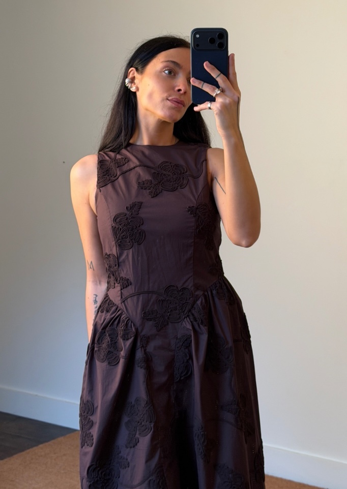 Rotate Flower Midi Dress