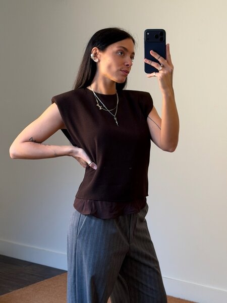 Rotate Two Layer Boxy Top