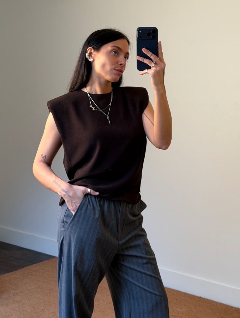 Rotate Two Layer Boxy Top