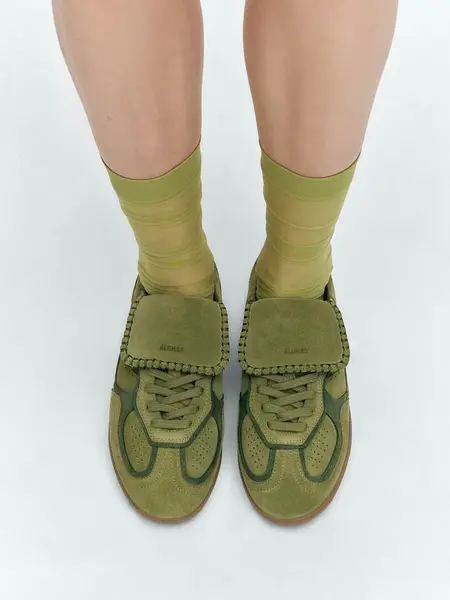 Alohas Club Suede Leather Sneakers