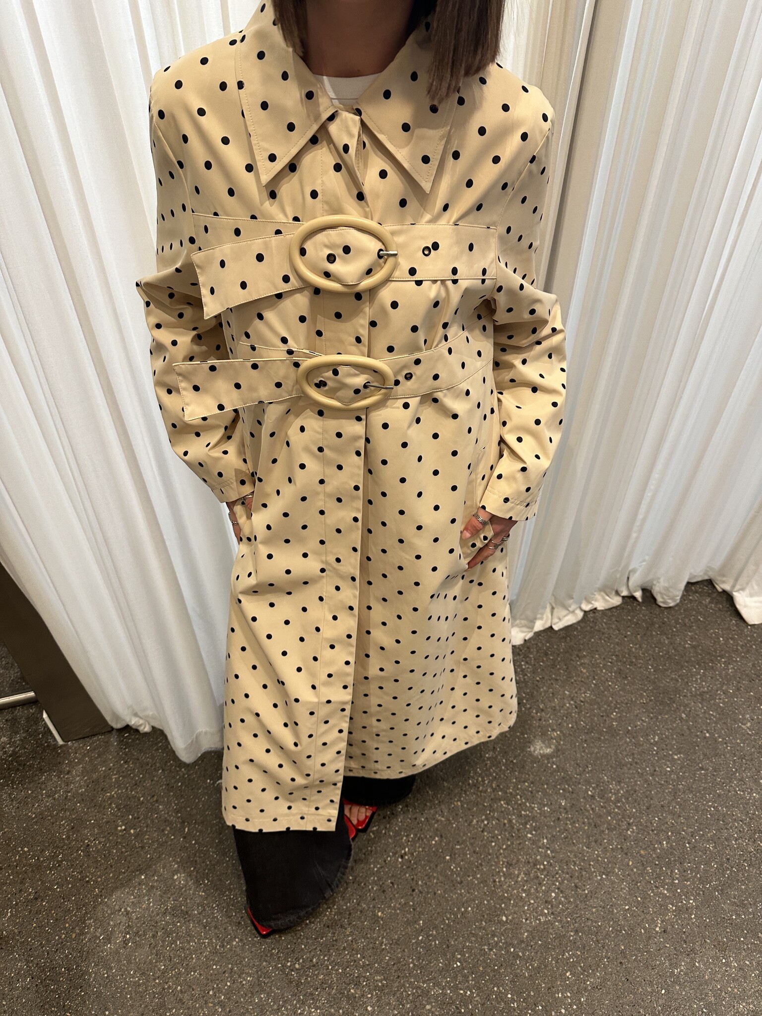 Hosbjerg Bridget Polka Dots Coat