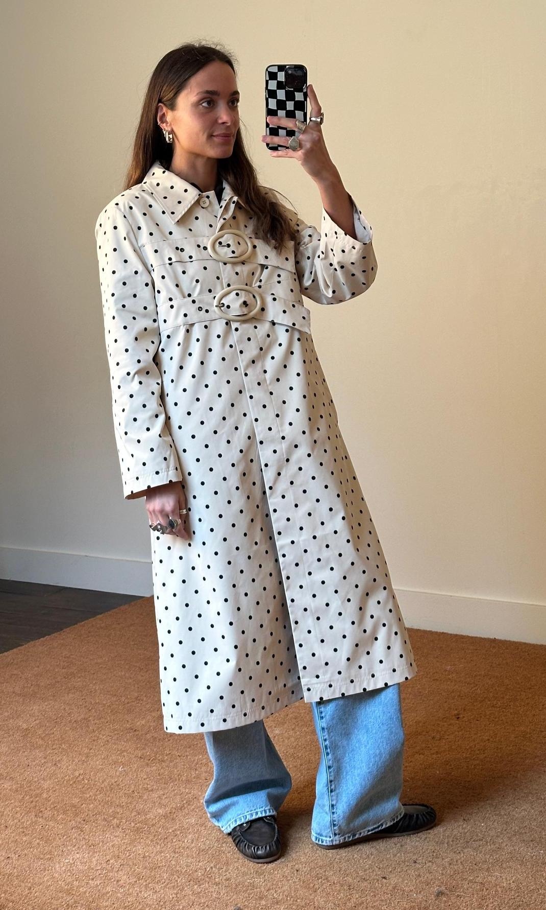 Hosbjerg Bridget Polka Dots Coat