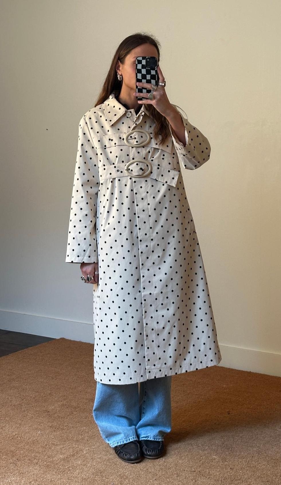 Hosbjerg Bridget Polka Dots Coat