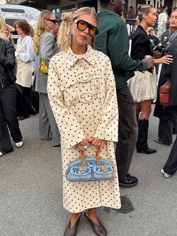 Hosbjerg Bridget Polka Dots Coat