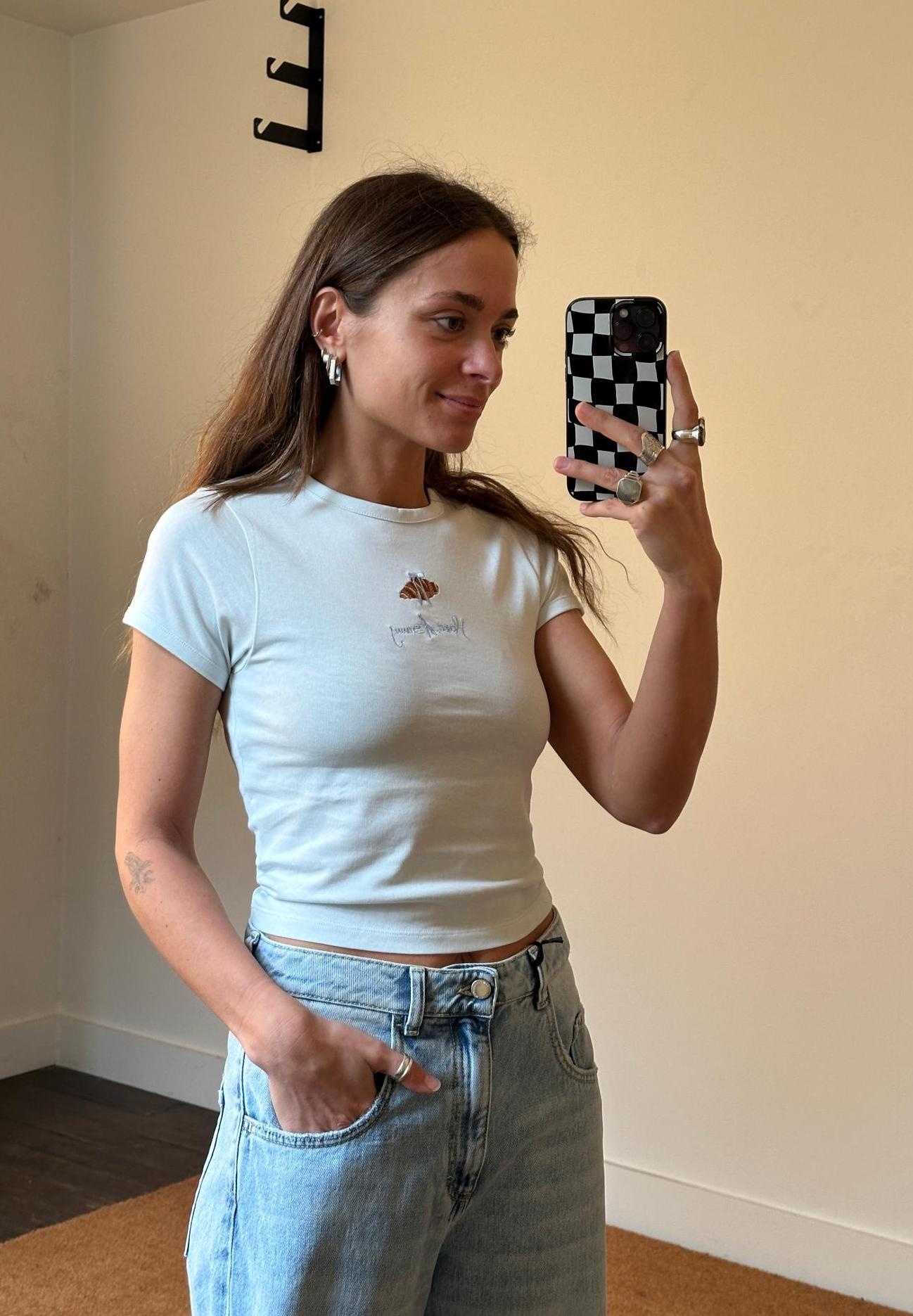 House of Sunny Croissant Baby T-shirt