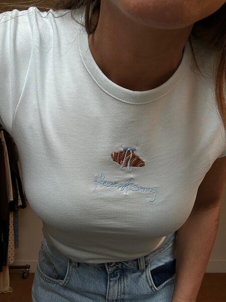 House of Sunny Croissant Baby T-shirt