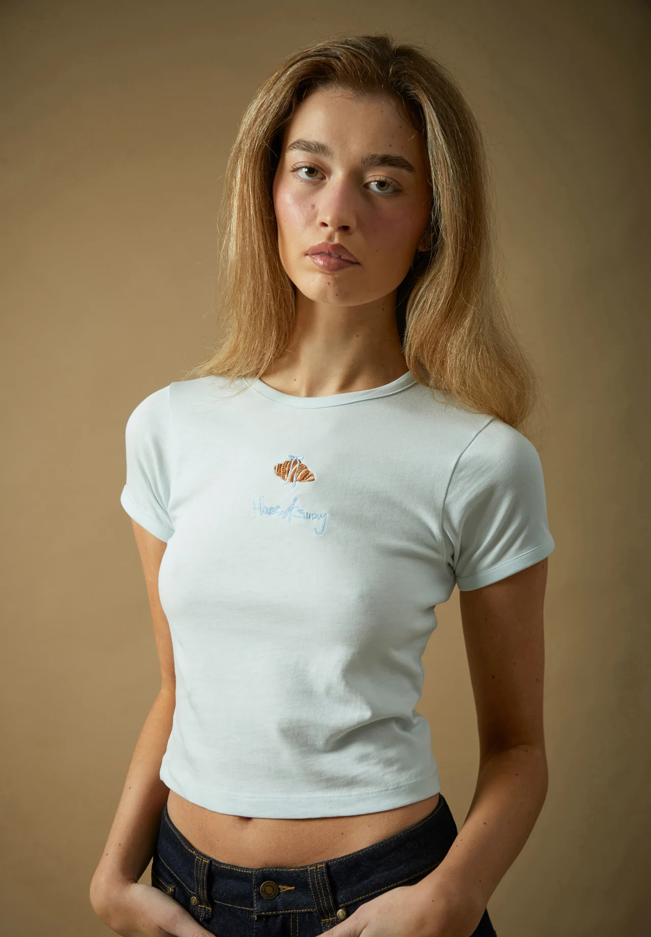 House of Sunny Croissant Baby T-shirt