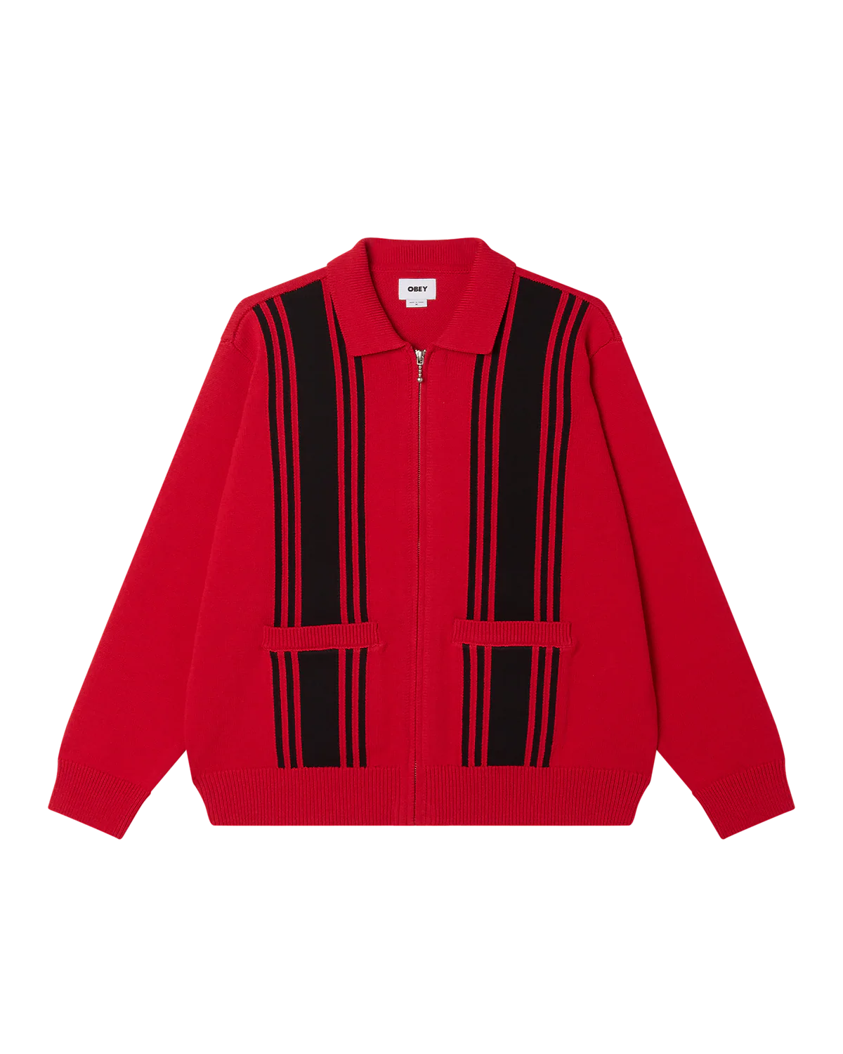 Obey Men Matt Zip Up Sweater