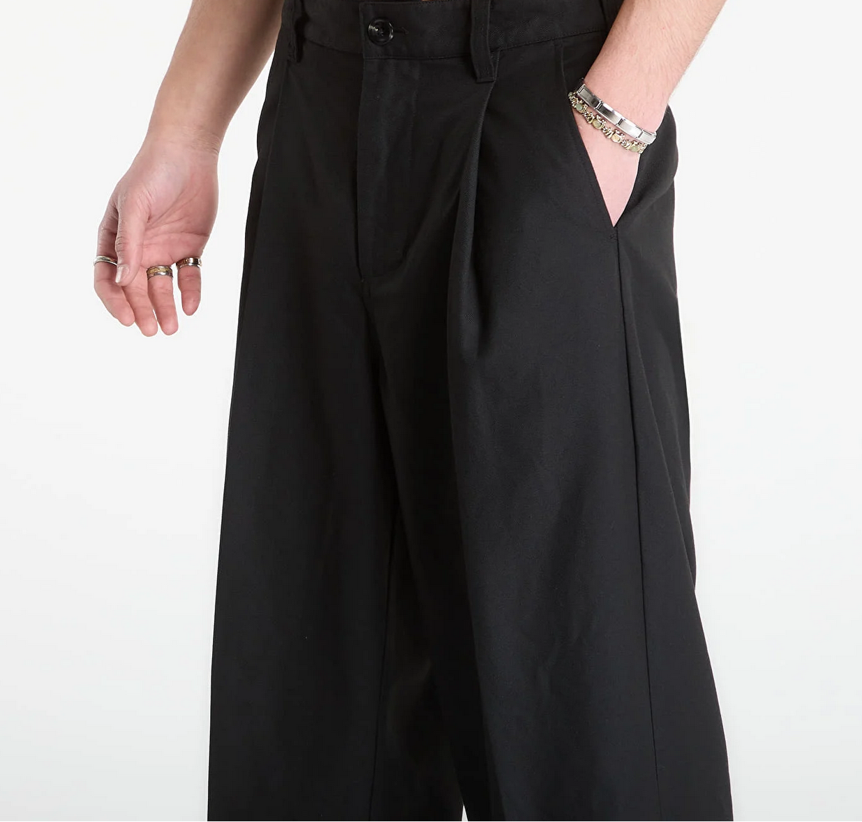 Obey Men Dean Pleated Trousers