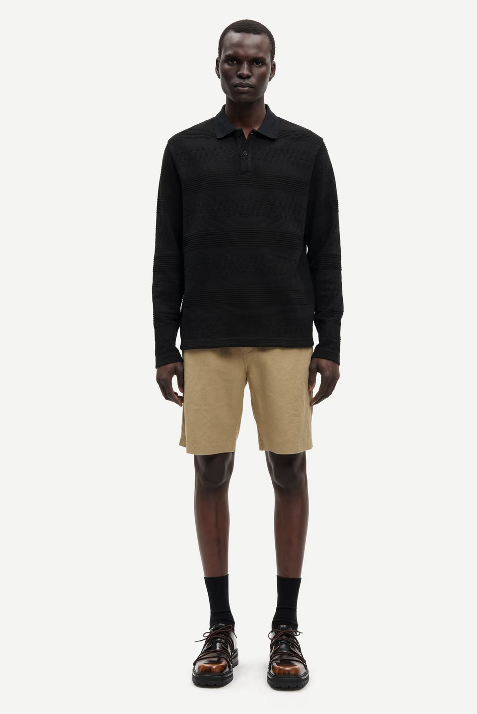 Samsoe Samsoe Men Sabruno Longsleeve Polo