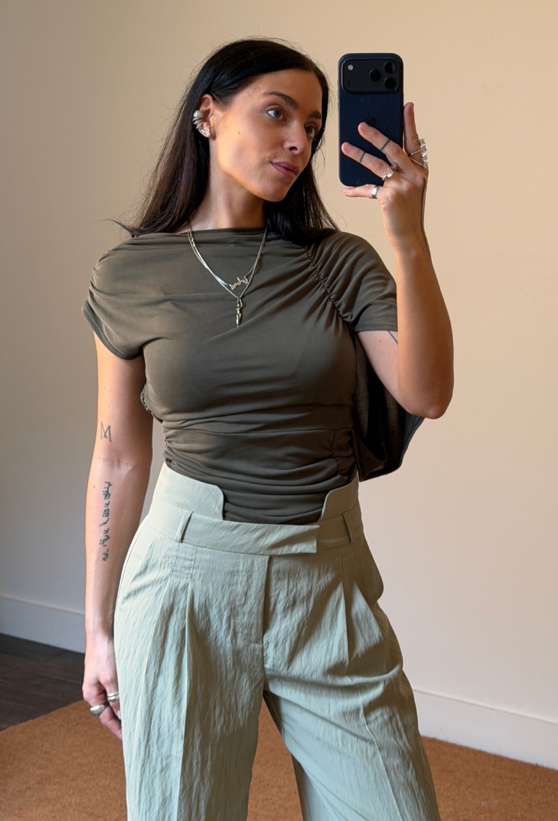 Laagam Aeris Draped Top