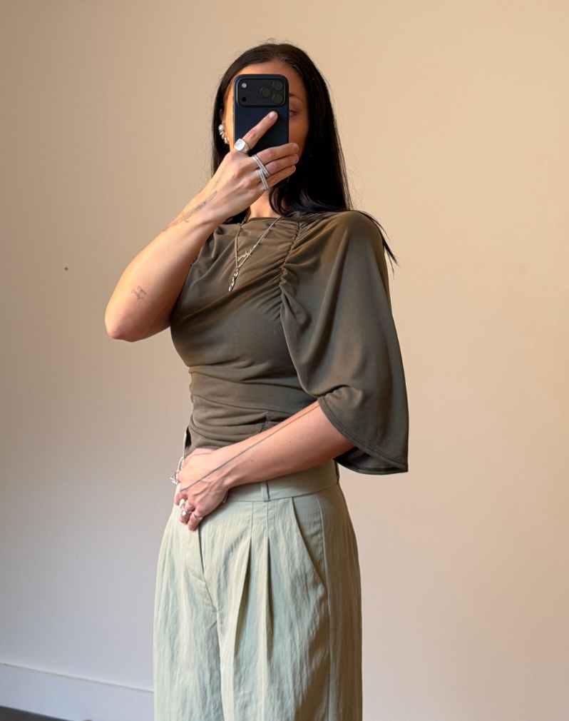 Laagam Aeris Draped Top